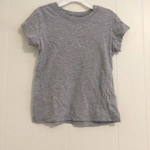 Gray Casual T-Shirt Girls 8-9